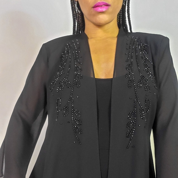 Sheer Embellished Cardigan - Picture 3 of 7